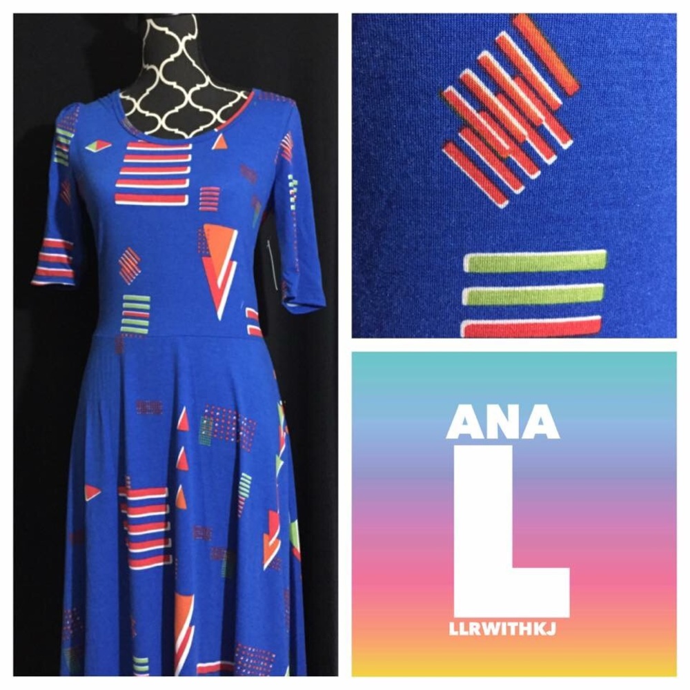 Lularoe Ana Dress Large